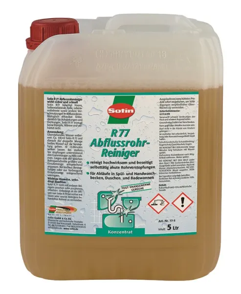 SOTIN Abflussreiniger R77 Konzentrat 5 Liter